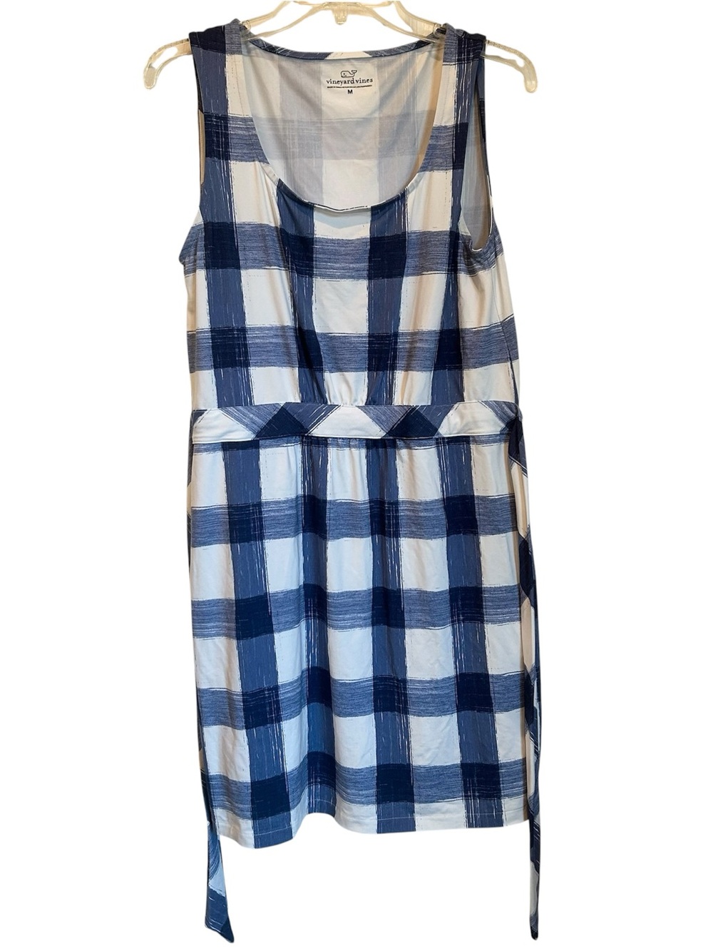 VINEYARD VINES Painted Gingham Print Dress